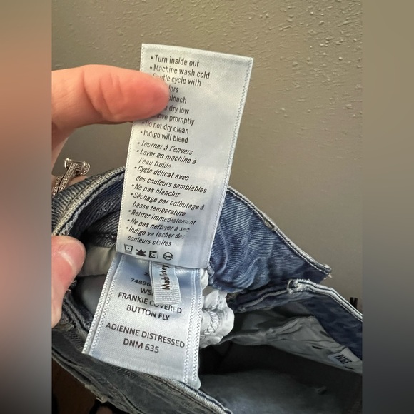 New ÉTICA Devon Wide Leg Crop Jean - Mohave River Size 26 - Picture 15 of 15